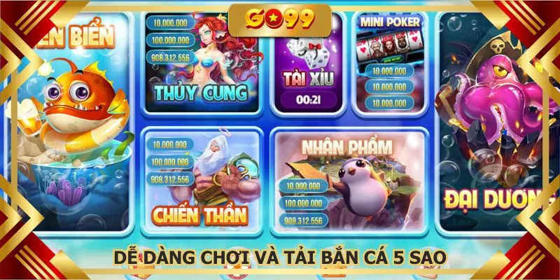 Trò chơi phổ biến và dễ dàng tải về